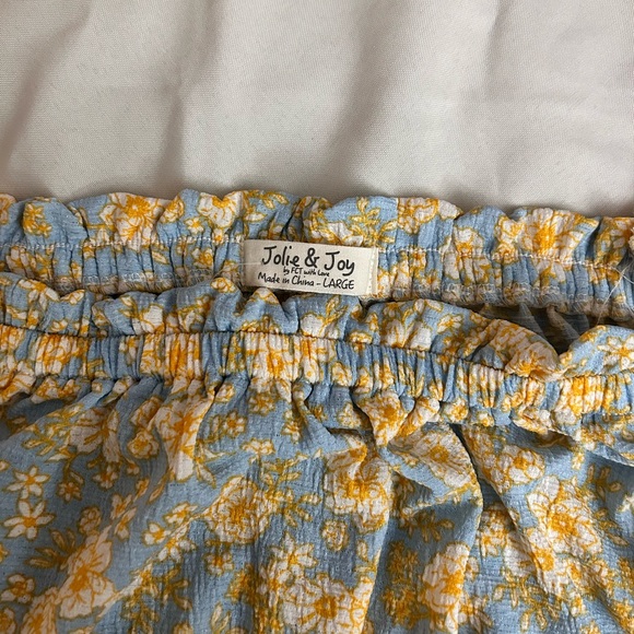 Joy & Jolie Floral Print Off The Shoulder Top - Picture 3 of 3